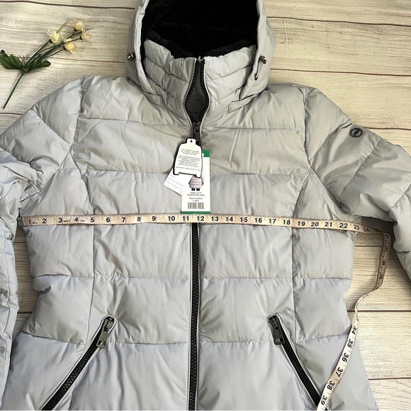 Andrew Marc Long Stretch Puffer Jacket - Picture 14 of 16